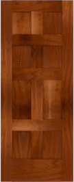 Flat  Panel   Madison  Mahogany  Doors
